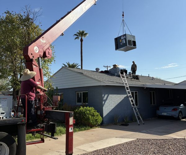 scottsdale crane for ac unit